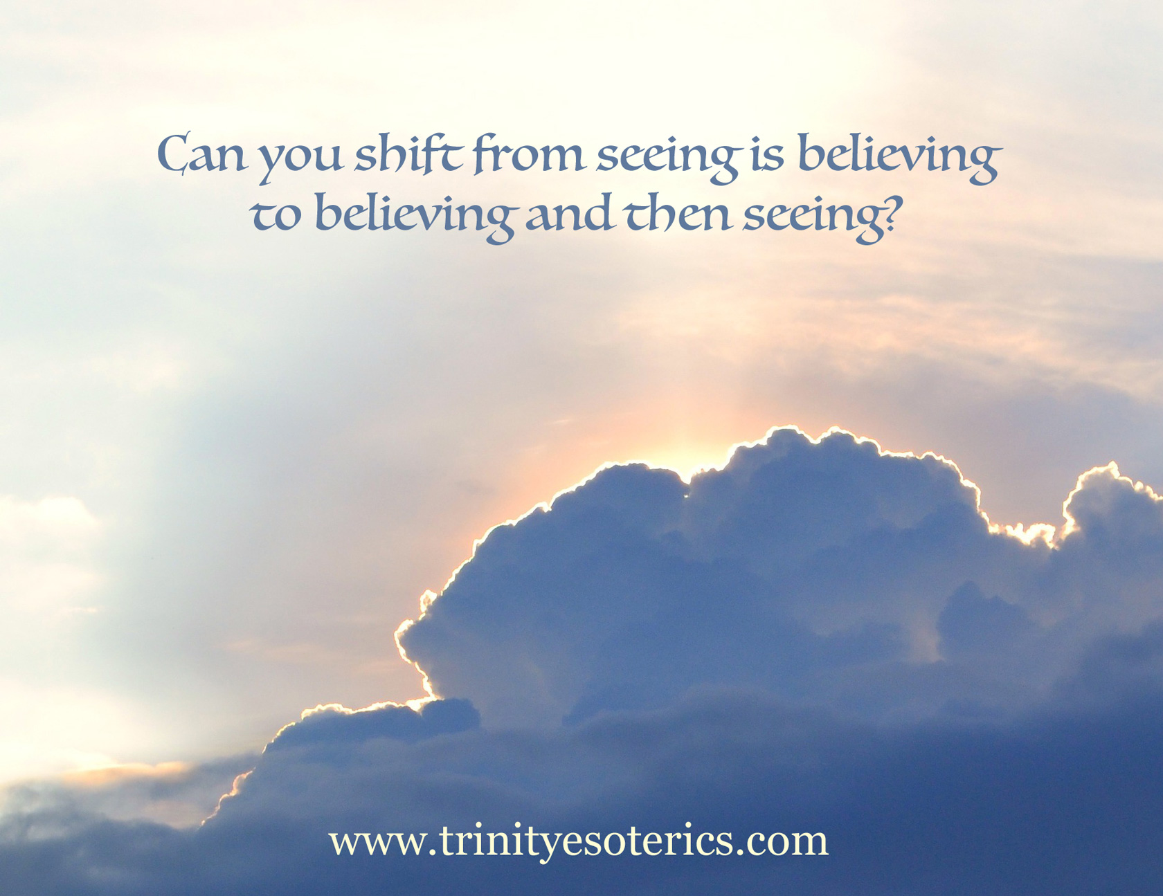 heavenly clouds trinity esoterics