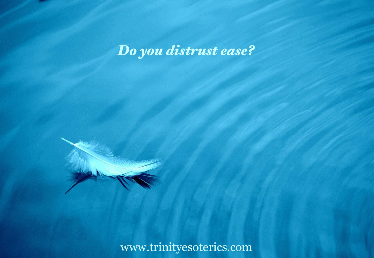 feather on rippled water trinity esoterics