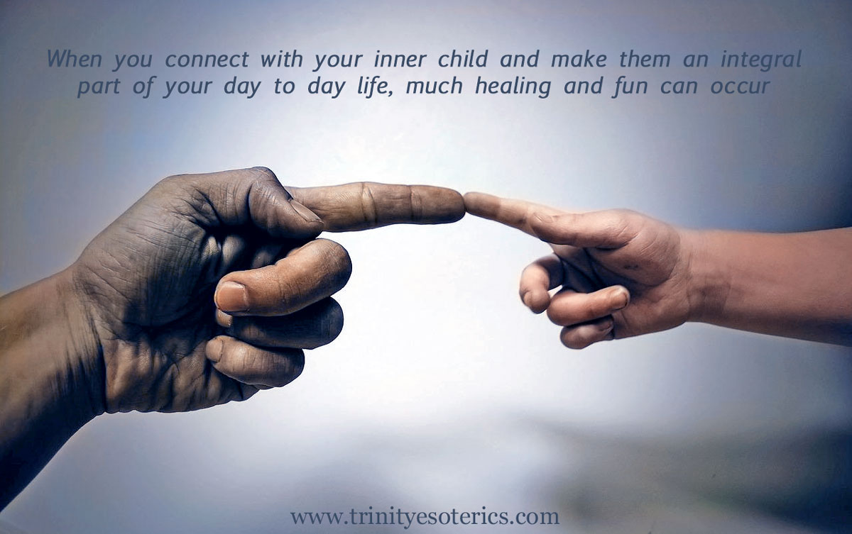 adult and child touching fingers trinity esoterics