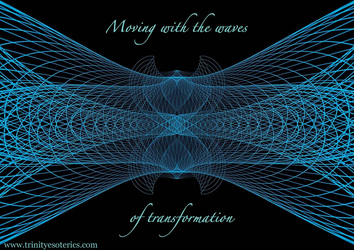 abstract waves trinity esoterics