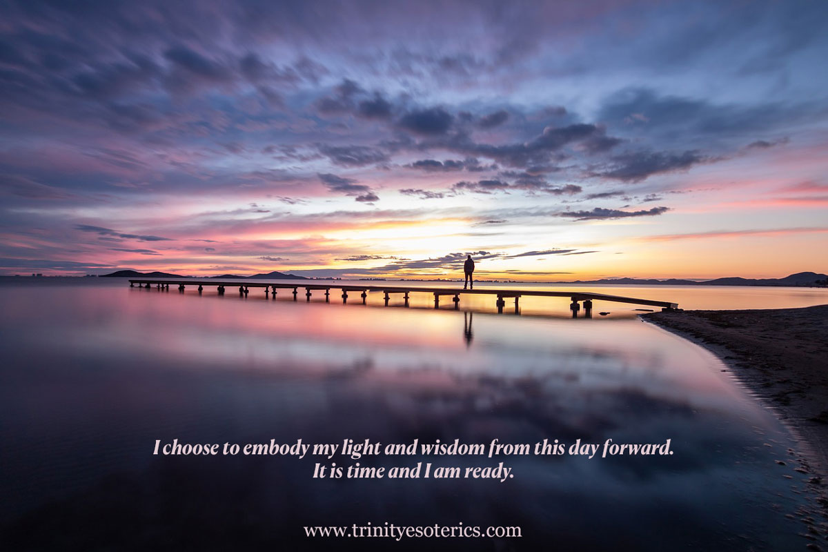 man on bridge at dawn trinity esoterics