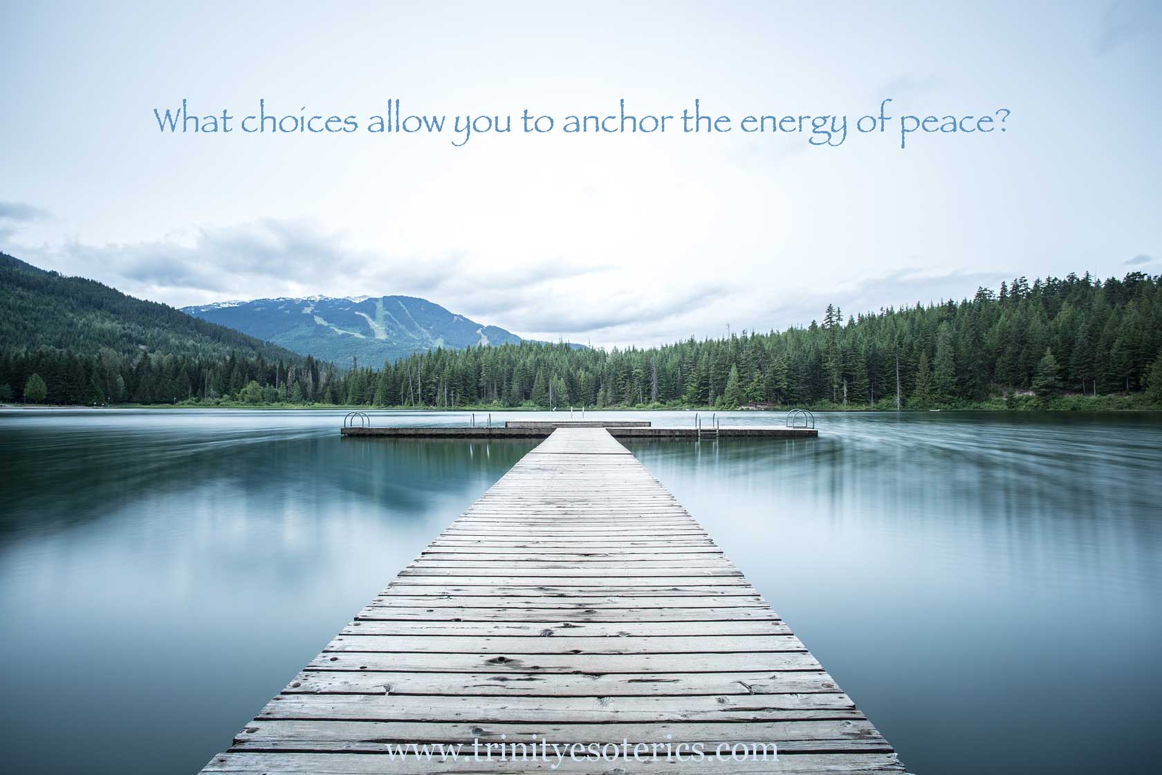 dock on peaceful lake trinity esoterics