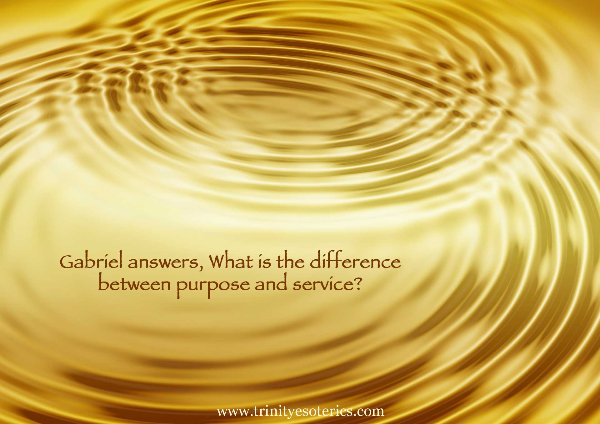 golden ripples trinity esoterics