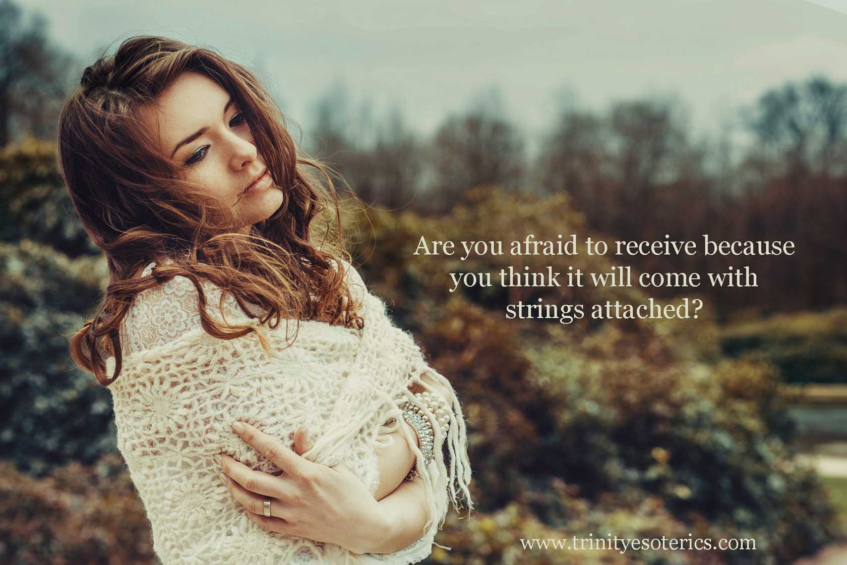 girl wrapped in shawl trinity esoterics