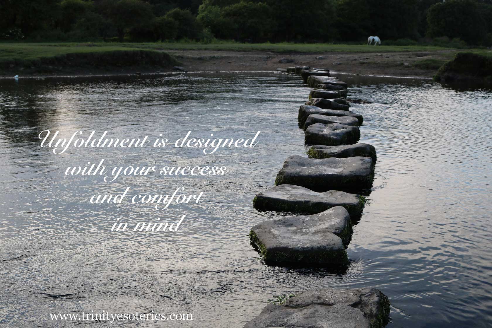 stepping stones over water trinity esoterics