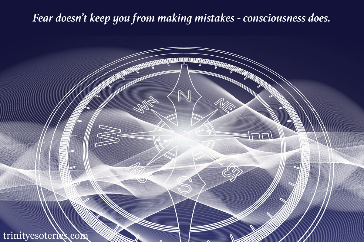 compass with waves of energy trinity esoterics