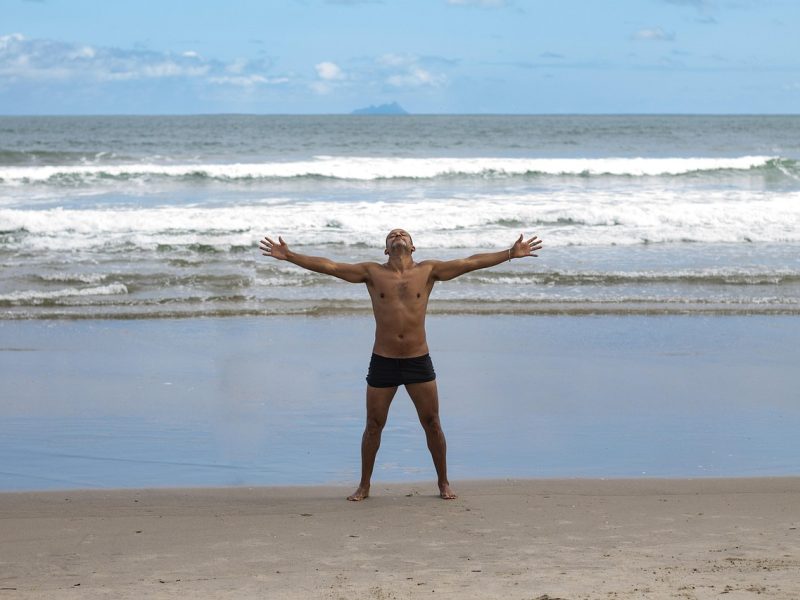 man embracing nature trinity esoterics