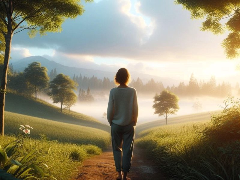 calm person with peaceful path ahead trinity esoterics