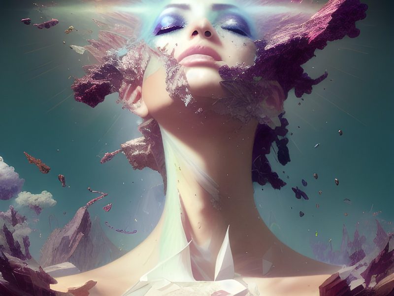 woman emerging from crust trinity esoterics