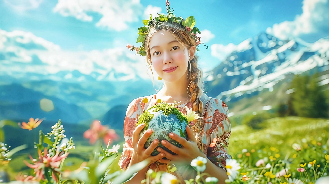 woman loving the earth trinity esoterics