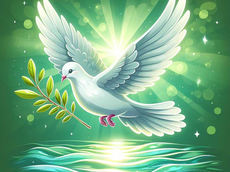 dove of peace with olive branch trinity esoterics