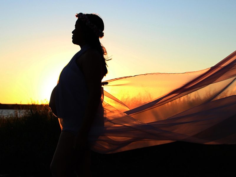silhouette of a pregnant woman trinity esoterics