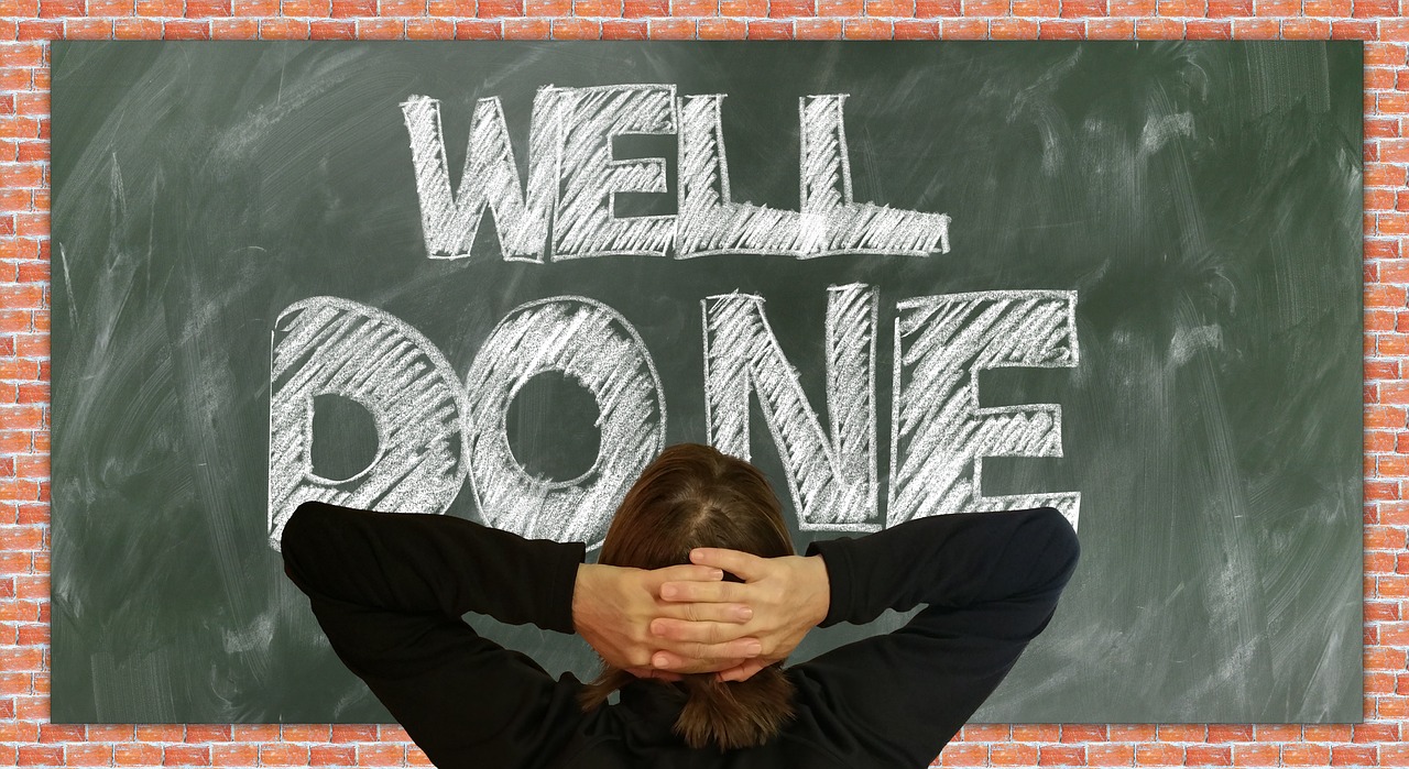 chalk board saying well done trinity esoterics