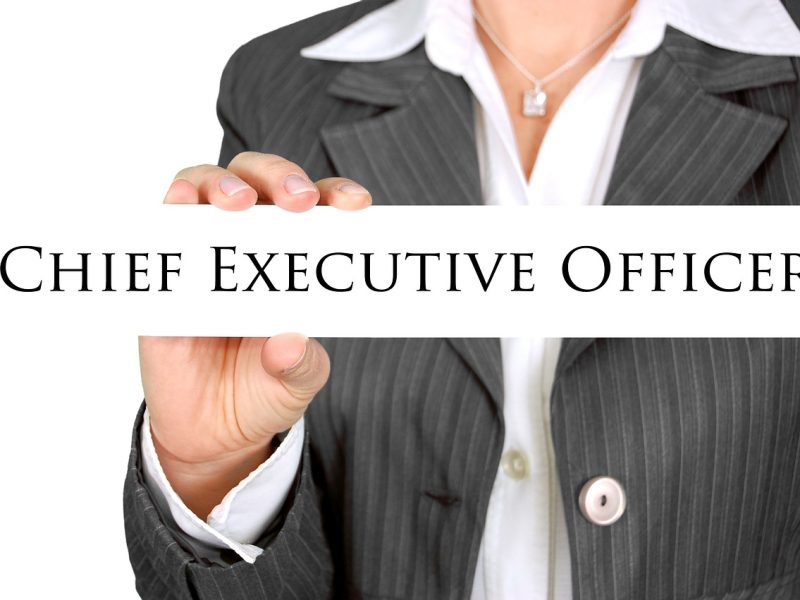 person holding chief executive officer sign trinity esoterics