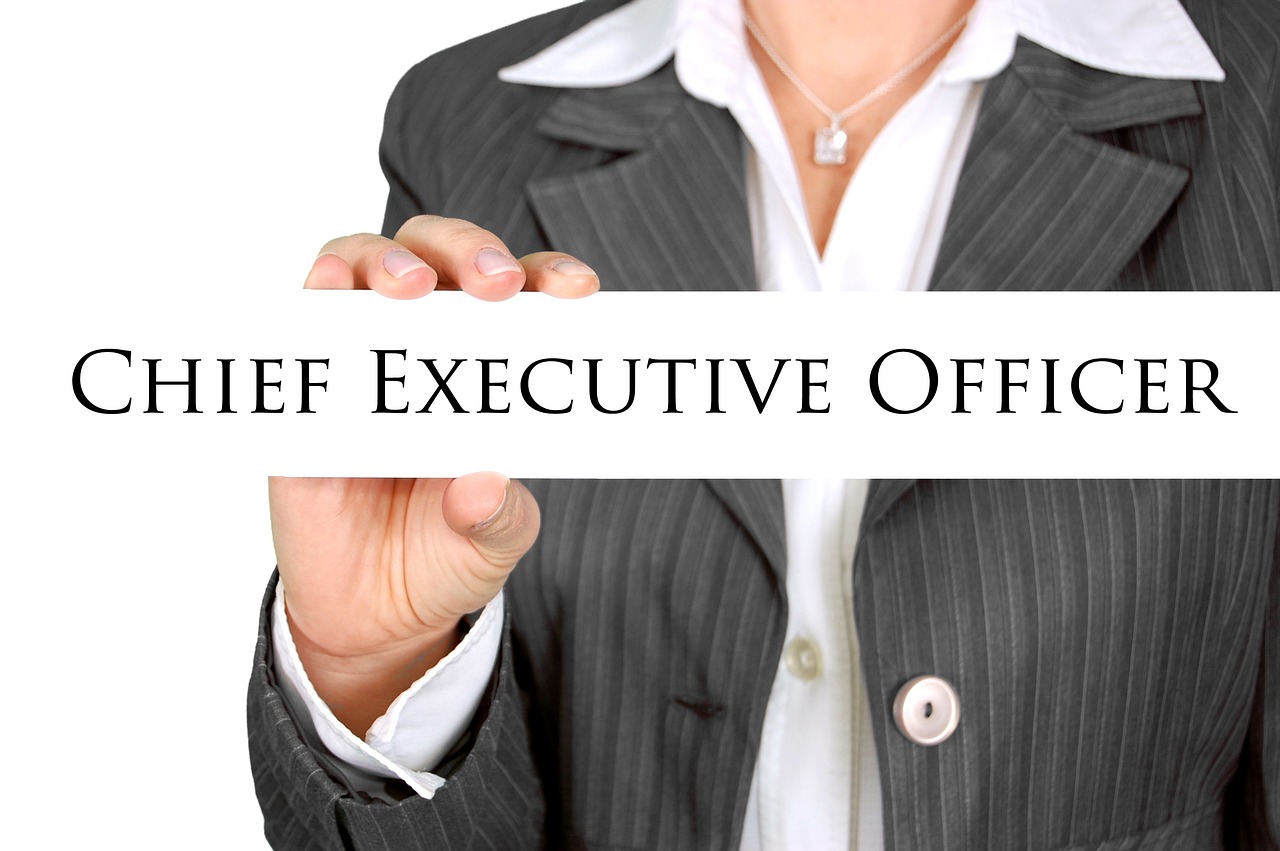 person holding chief executive officer sign trinity esoterics