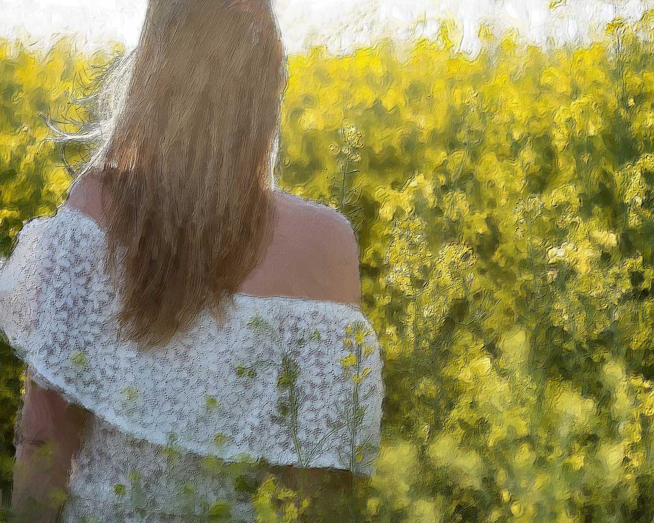 woman in field of flowers trinity esoterics