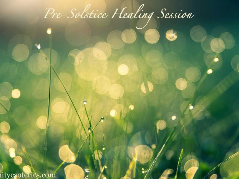 orbs of golden light on grass trinityesoterics