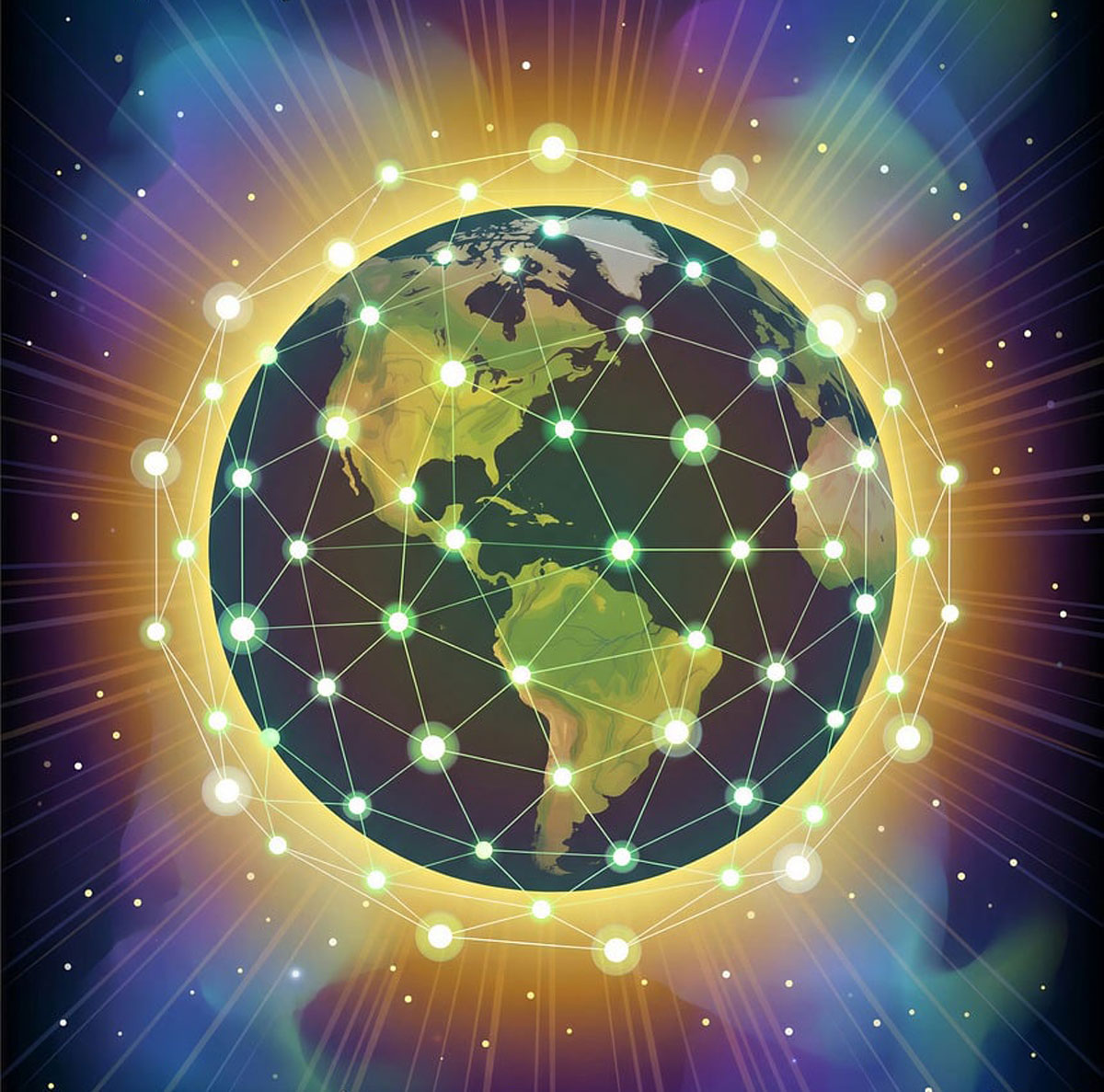 planet with light grids trinity esoterics