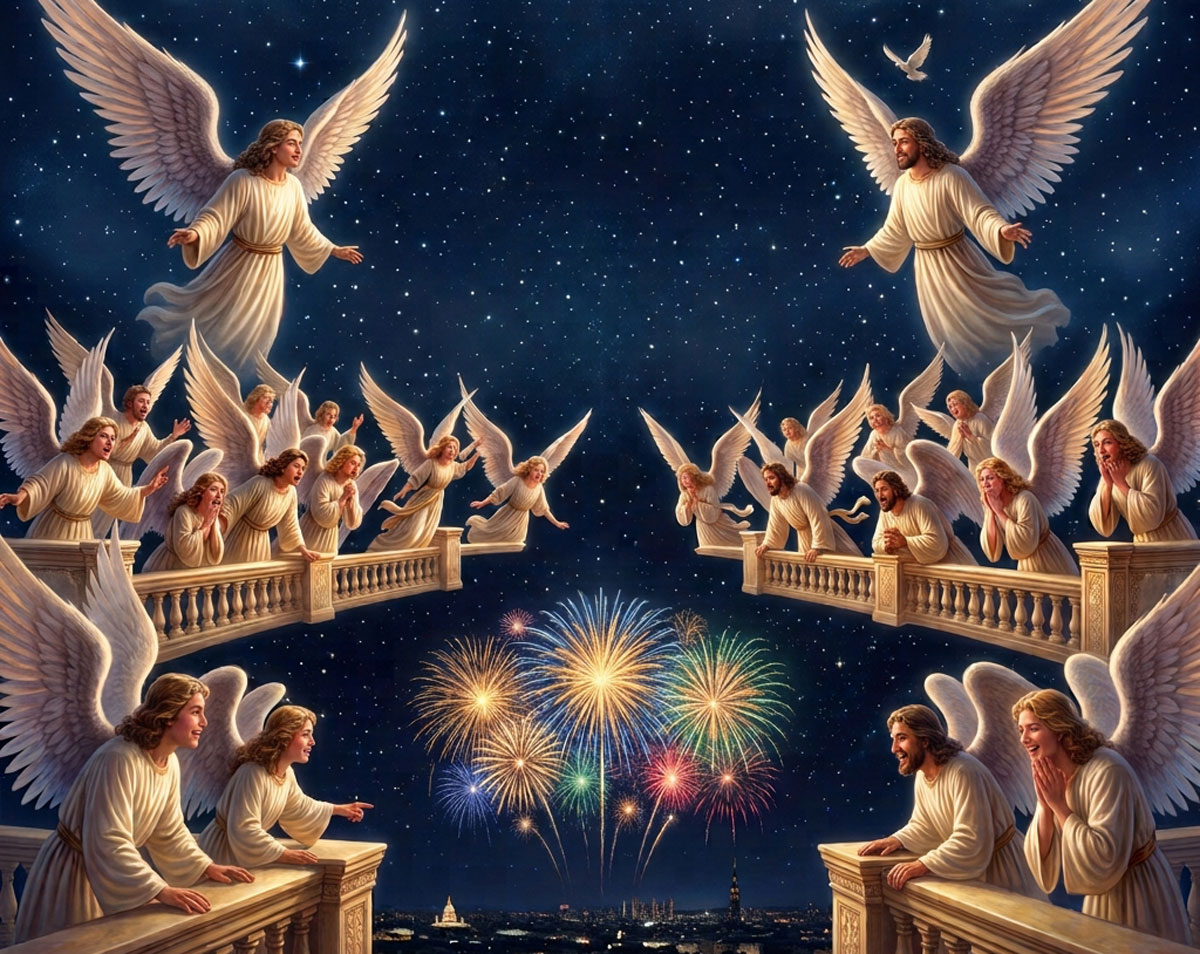 fireworks and angels trinity esoterics