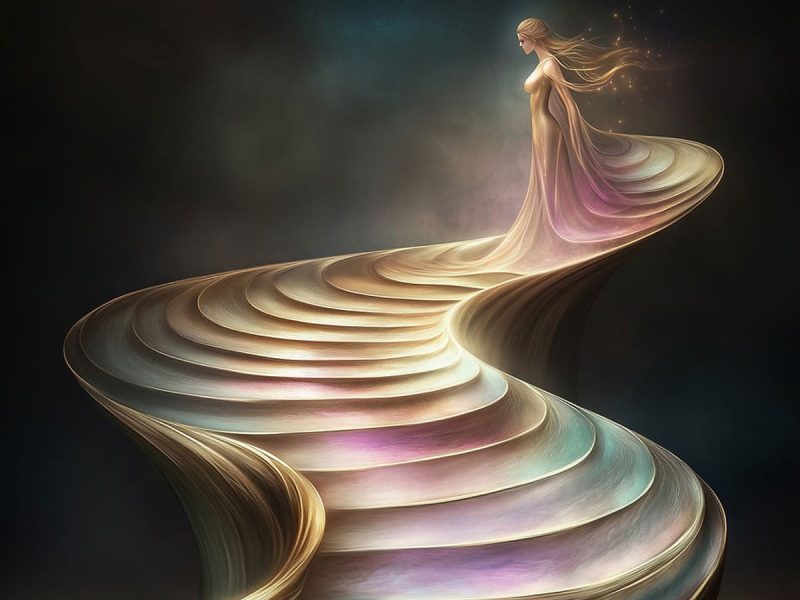 woman flowing trinity esoterics