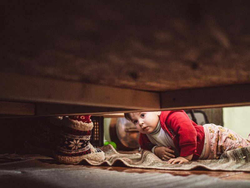 child checking under the bed trinity esoterics