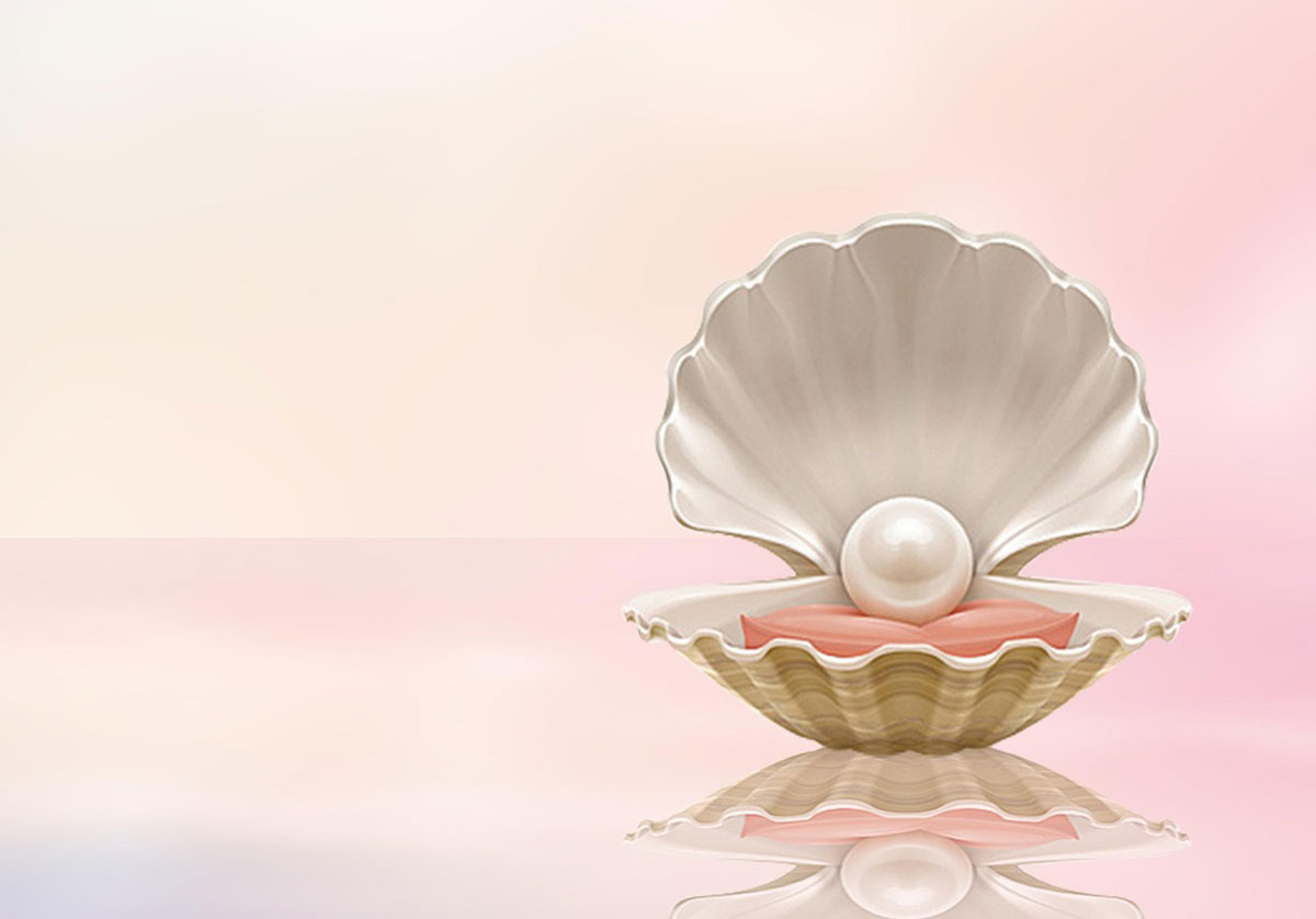 pearl on pillow in shell trinity esoterics